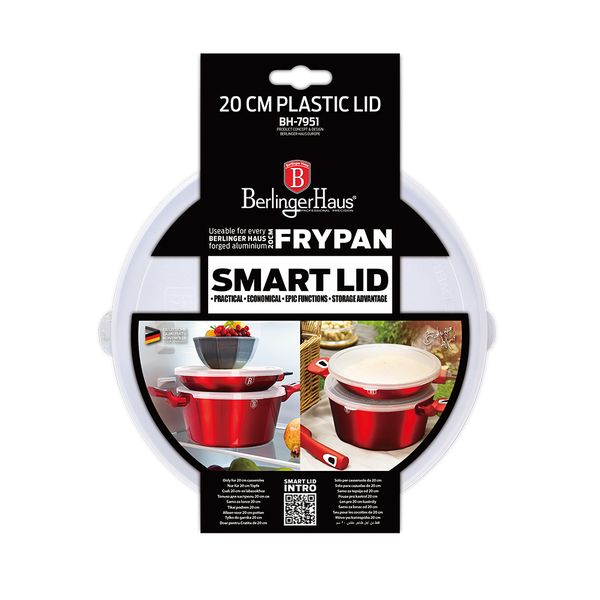 Berlinger Haus Smart Plastic Lid For Frypan 20cm 24cm 28cm
