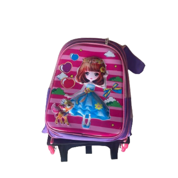 Girls School Bag-Purple