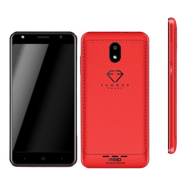 Famous Red 5 1/8GB Dual Sim 3G Only Smartphone
