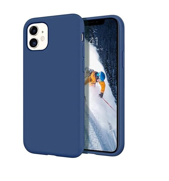 Silicone Cover Case Compatible with iPhone 11 - Midnight Blue