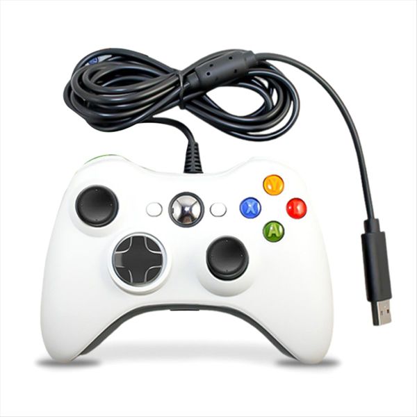 USB Wired Game Pad Joypad Gamepad Controller with Earphone Hole B