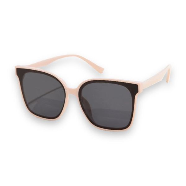 Women Tortoiseshell Frame Fashion Sunglasses - Dark Grey