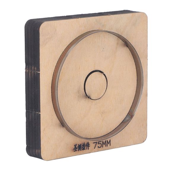Round Leather Cutting Die 75mm Compatible with DIY Craft Tools