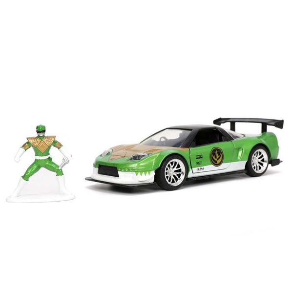 Jada-2002 Honda NSX Type-R &amp; Green Ranger Diecast Figurine Power Rangers