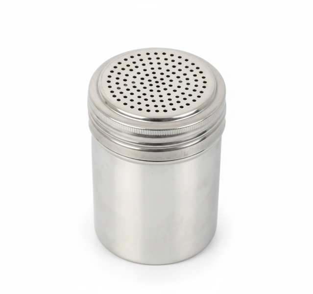 Stainless Steel Flour and Salt Shaker - 7 cm x 9 cm