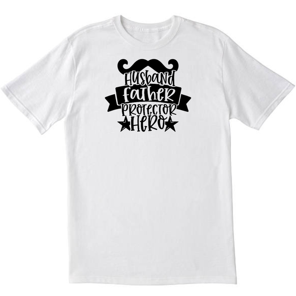 Husband Father n1 T-shirt - White