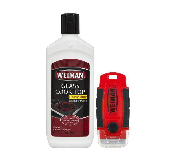 Weiman Glass Cook Top Cleaner and Polish and Scrapper, Shop Today. Get it  Tomorrow!