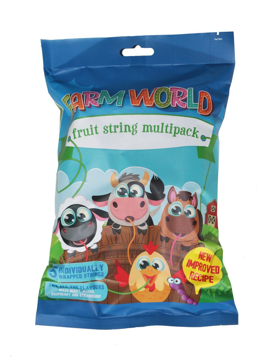 Farm World Dried Fruit String Snack - Multipack 5x (5 x 15g) | Buy ...