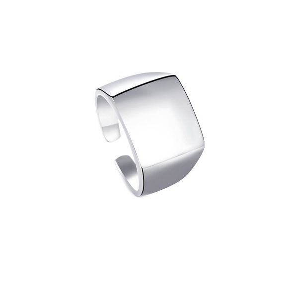 ZELTRYN Simple polished square ring