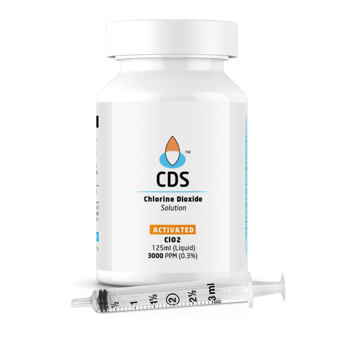 CDS (ClO2) Chlorine Dioxide Solution 125ml MMS (Miracle Mineral