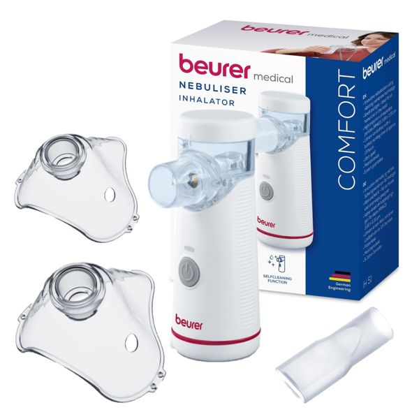 Beurer Germany Nebuliser: Rechargeable, Portable, Self-Cleaning IH 51