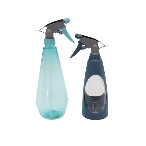Plastic Spray Bottles Disinfection Hand Press Spray Bottle - 2 Piece 500/700ml