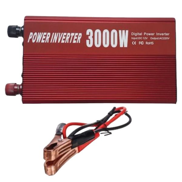 Power inverter 3000W – DC12V to AC220V