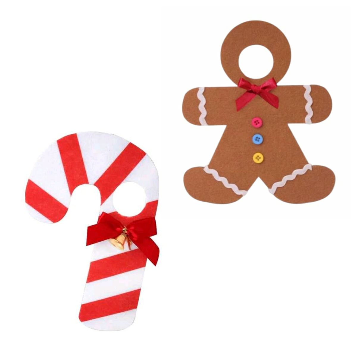 Little Elf Doll Accessories - Candy Cane & Gingerbread Man