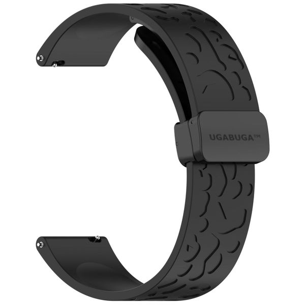 UGABUGA Leopard Print Folding Buckle Strap Compatible with Huawei GT 5 41mm