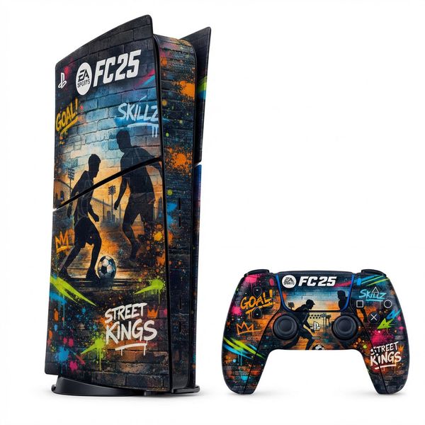 Skin Compatible with PS5 Slim Digital (No Disc): EA SPORTS FC 25