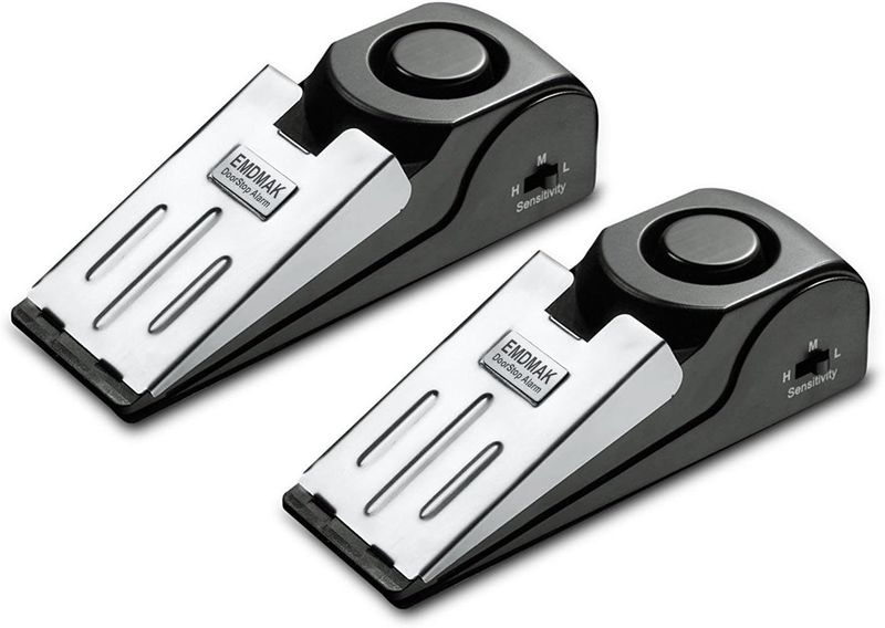 2Pack Door Stop Alarm with 120DB Siren Door Stop