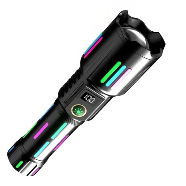 Rechargeable KH-W515 Aluminum Alloy Strong Flashlight