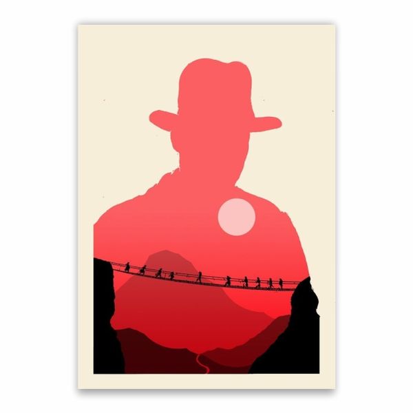 Arthur Morgan Silhouette Poster - A1