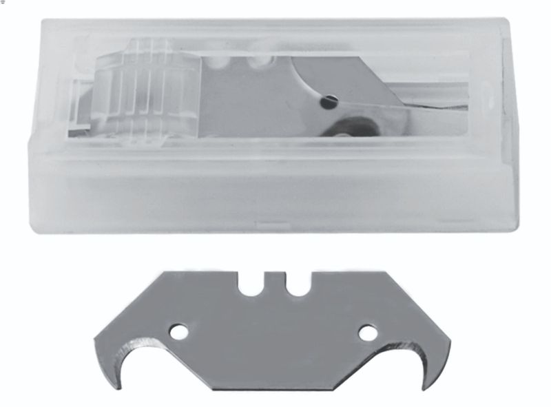 Kendo 10 Piece Sk5 Hooked Utility Knife Blade Set 19Mm