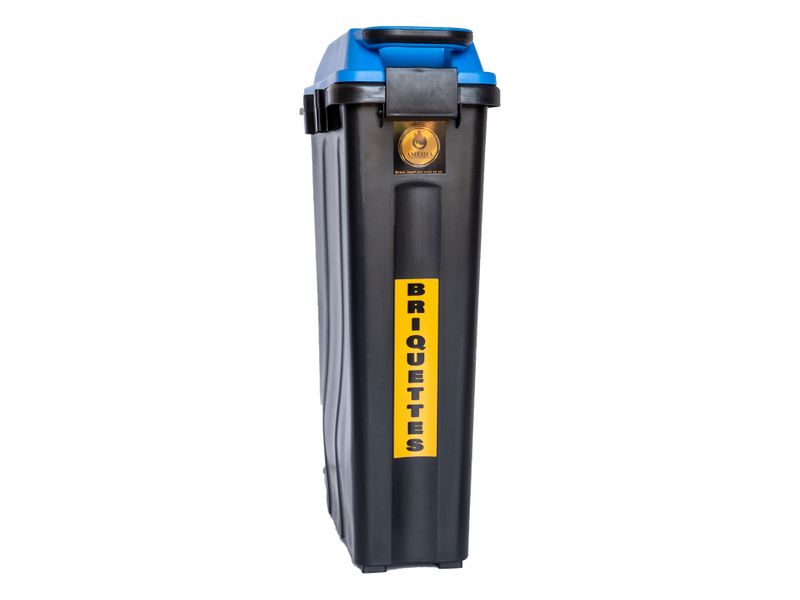Améria storage bin for briquettes