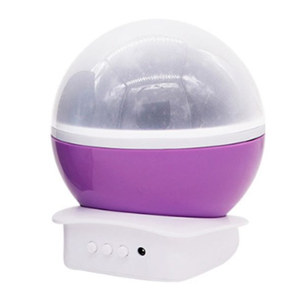 Star Master Dream Rotating Projection Lamp - Purple