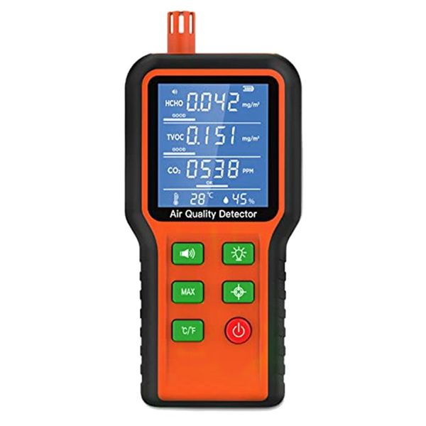 Air Quality Monitor Indoor 5-In-1 Air Quality Tester Compatible with None