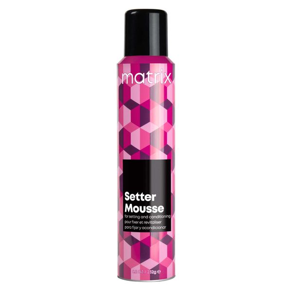 Matrix Styling Setter Mousse - Volumising Hair Mousse for Lift &amp; Shine - 232g