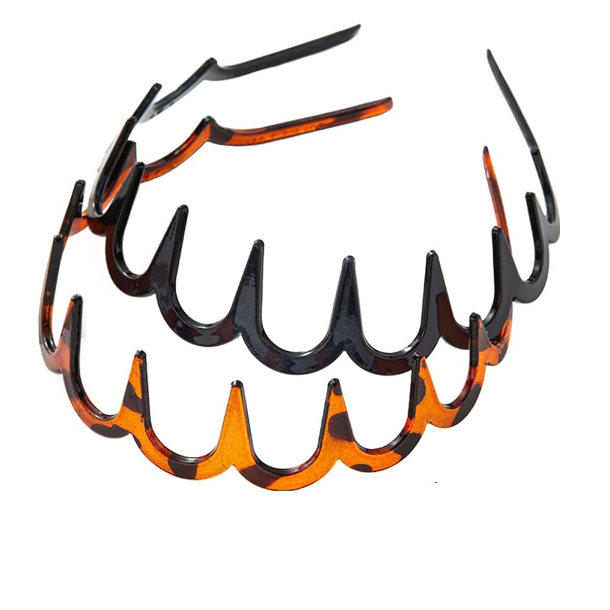 U Shape Fashion Tooth Hair Comb Headband, High Cranium Head Bands for Girls