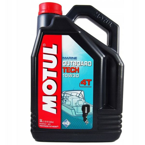 Motul OutBoard Tech 4T 10W-30 Oil - 5L