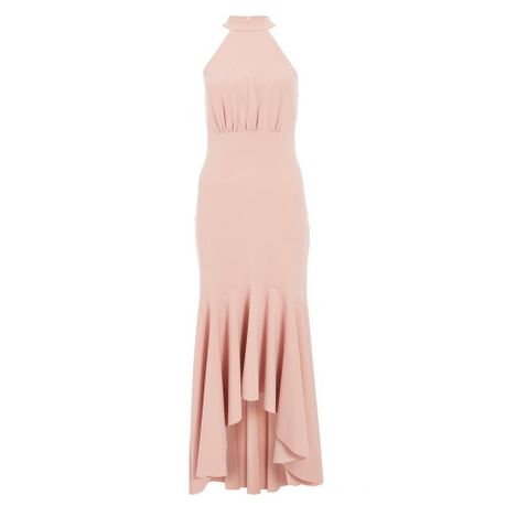 quiz blush pink maxi dress