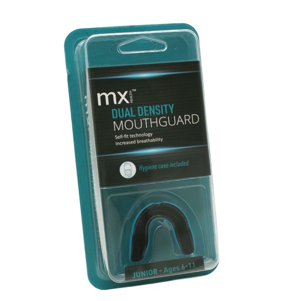 Mx Health Mouth Guard - Dual Density 2-Tone Container - Junior