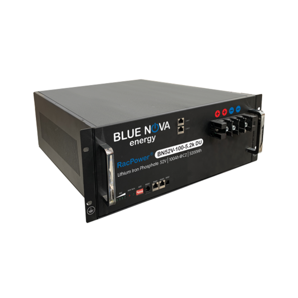 5.12kWh 100Ah 52VDC LIFePO4 Battery C/W Comms and BMS
