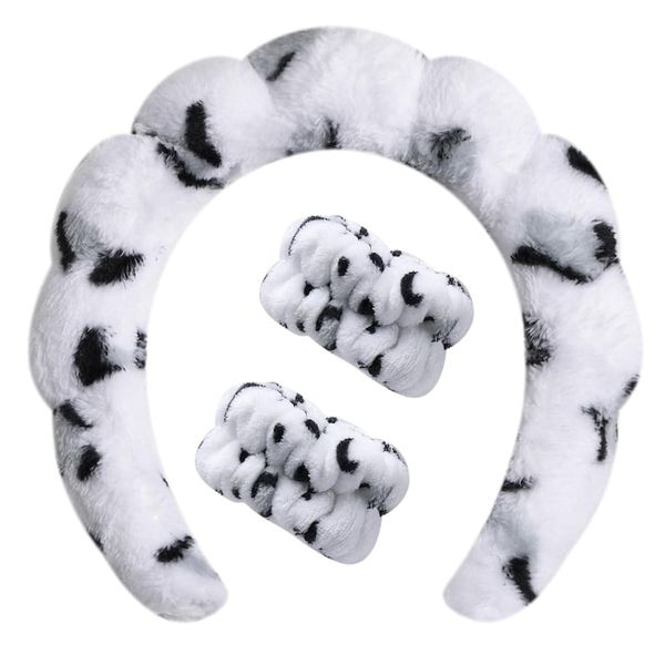 SPA Headband With Sponge And 2 Velvety Wrist Protectors