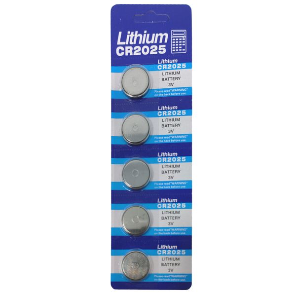 CR2025 3V Lithium Type Cell Watch Battery -10 Packs of 5