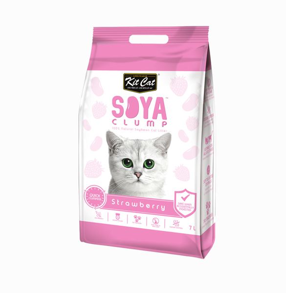 Kit Cat Soya Clump Cat Litter Strawberry