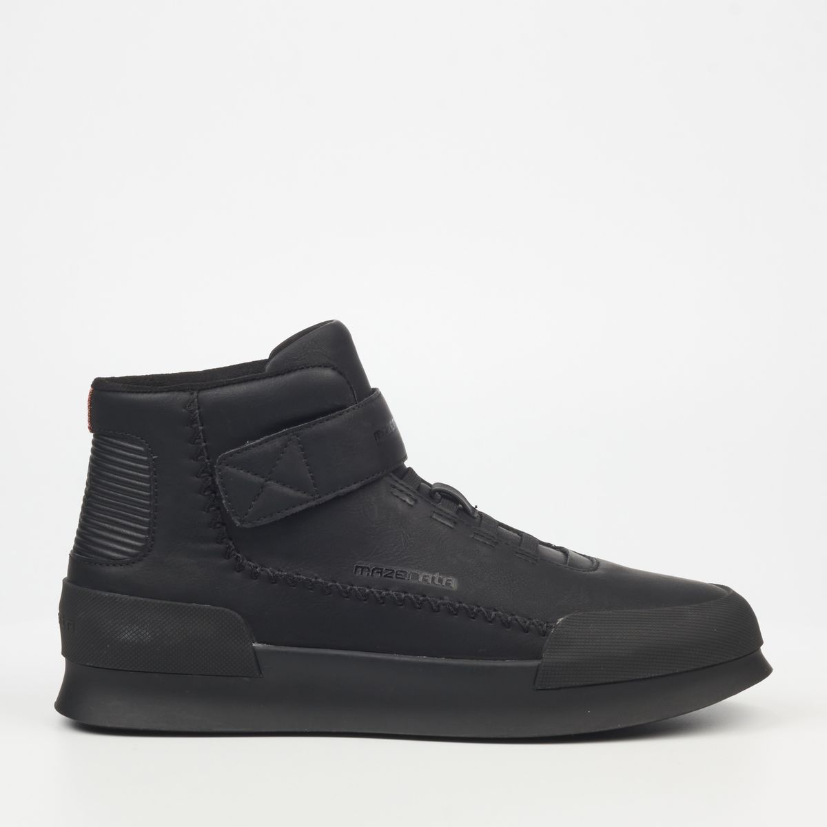 mazerata Men Black Round Toe TPR Sole Boots | Shop Today. Get it ...