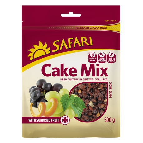 Safari Dried Fruit Cake Mix 500g, Shop Today. Get it Tomorrow!