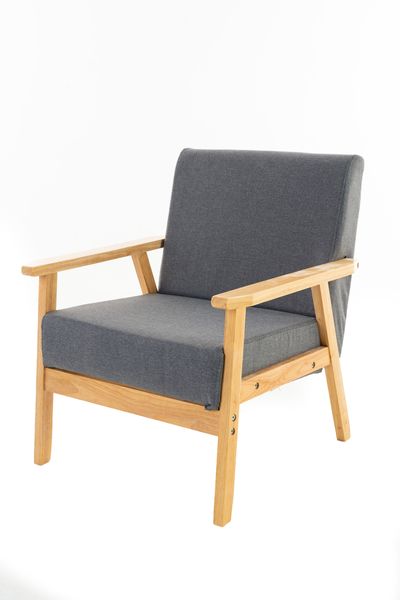 Bella Casa - Single Armchair - Charcoal