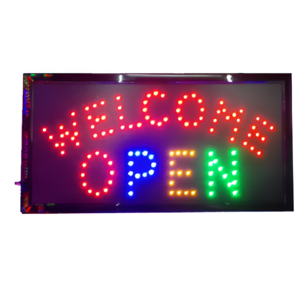 LED Welcome Open Animated Shop Window Advertising Sign