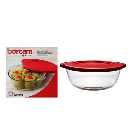 Borcam Round Casserole 2100ml With Cover Buy Online In South Africa Takealot Com