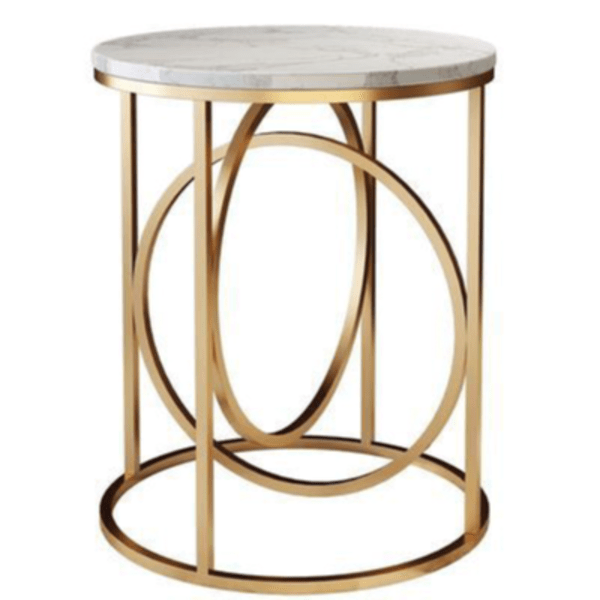 Abstract Circle Side Table