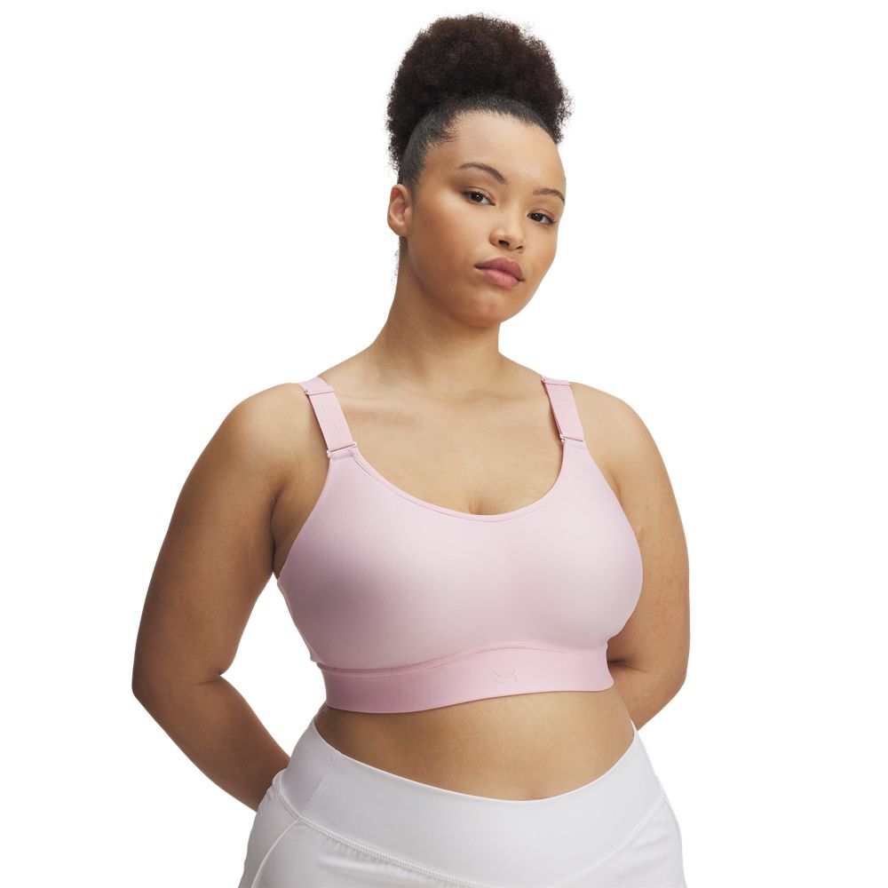 Under Armour Women's Infinity 2.0 Mid Training Sports Bra - Pink