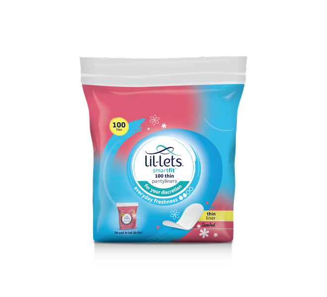 Lil-Lets Everyday Freshness Thin Scented Pantyliner 1 pack of 100s