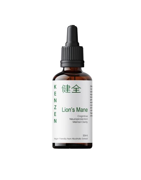 Kenzen | Lion's Mane Mushroom Extract | Cognitive Support