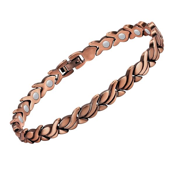 Women's Pure Copper Magnetic Bracelet With Sizing Tool, Jewelry Gift