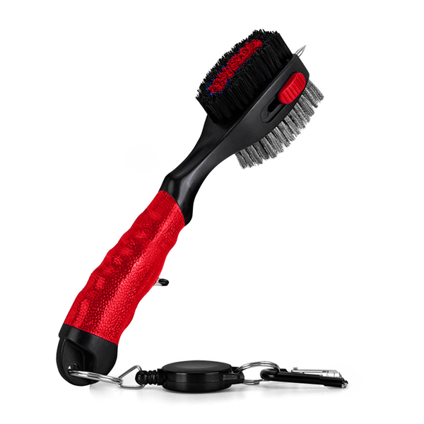 2-Sided Golf Club Cleaning Brush - Multifunctional, Retractable Brush - PGM