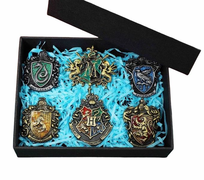 Harry Potter Hogwarts House Crest 6 Pins