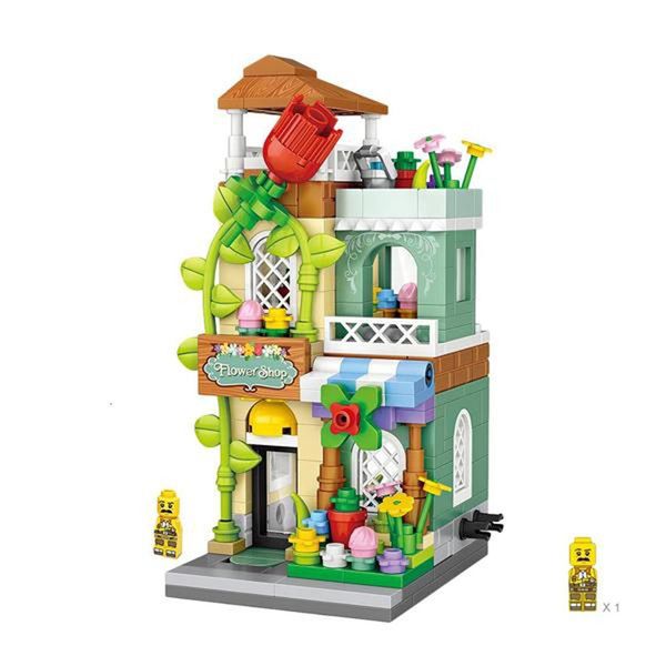Loz Mini Street Blocks | Flower Shop