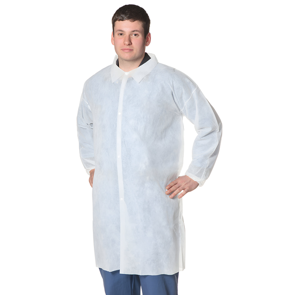 Disposable Lab Coat 30gsm with Velcro